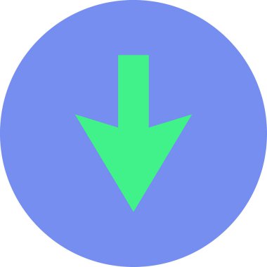 ok basit web simgesi, vektör illüstrasyonu 