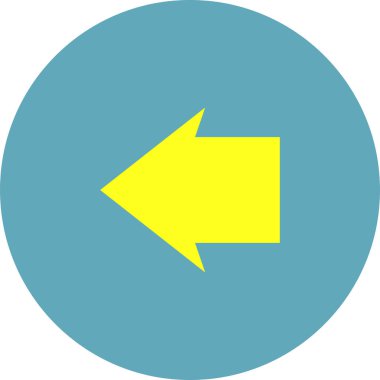 Basit ok simgesi vektör illüstrasyonu