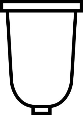 Beyaz arkaplanda kahve kapsülü simgesi