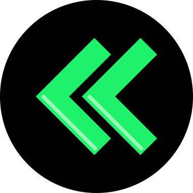 Basit ok simgesi vektör illüstrasyonu