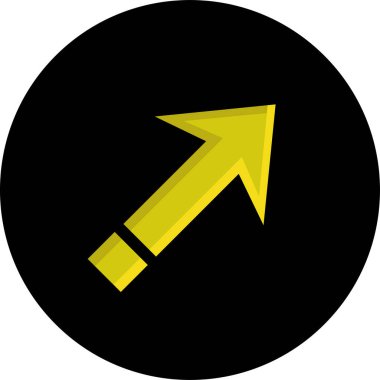 ok Ağı simgesi basit illüstrasyon 