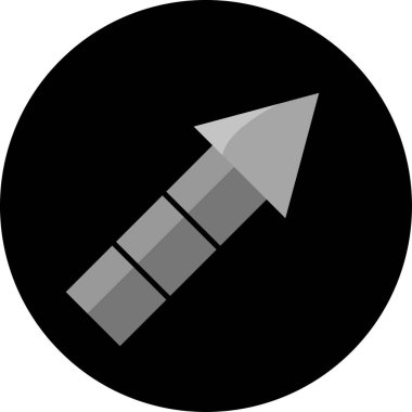 ok Ağı simgesi basit illüstrasyon 