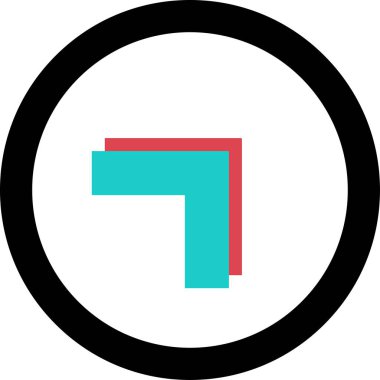 ok Ağı simgesi basit illüstrasyon 