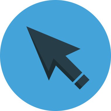 Ok. Web simgesi basit illüstrasyon