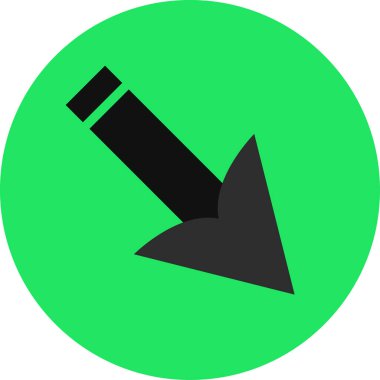 ok Ağı simgesi basit illüstrasyon 