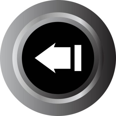 Çember biçiminde sol ok simgesi