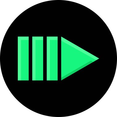 ok Ağı simgesi basit illüstrasyon 