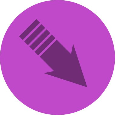 arrow web icon simple illustration 