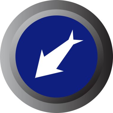 ok işareti simgesi, vektör çizimi 