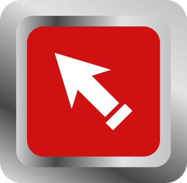 ok işareti simgesi, vektör çizimi 