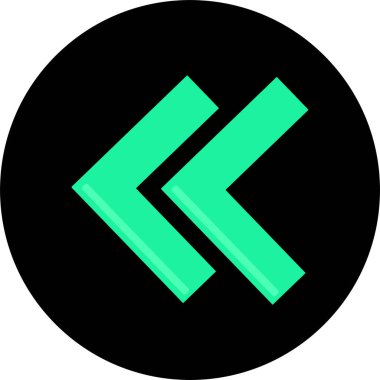 ok işareti simgesi, vektör çizimi 