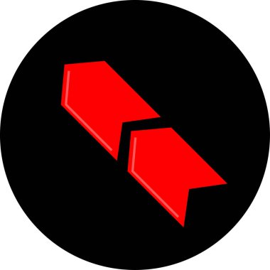 ok işareti simgesi, vektör çizimi 