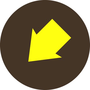 ok işareti simgesi, vektör çizimi 