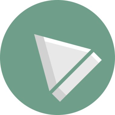 eğik ok simgesi, vektör illüstrasyonu