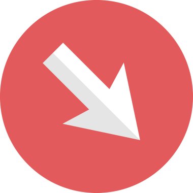 ok işareti simgesi, vektör çizimi 