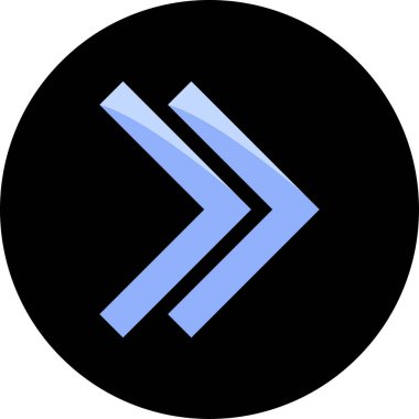 ok işareti simgesi, vektör çizimi 