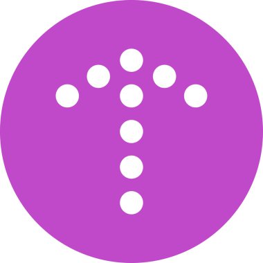 ok yukarı simgesi, vektör illüstrasyonu