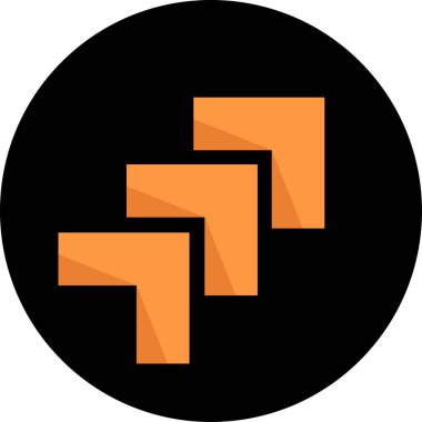 eğik ok simgesi, vektör illüstrasyonu