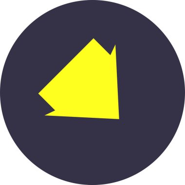 ok işareti simgesi, vektör çizimi 