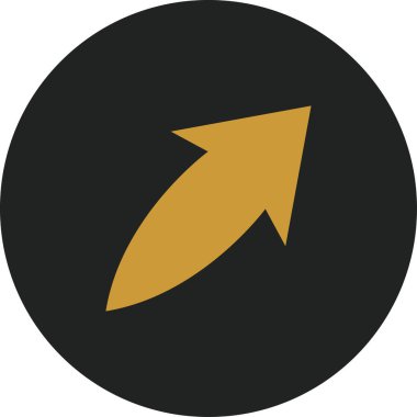 ok işareti simgesi, vektör çizimi 