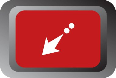 ok simgesi vektör illüstrasyonu