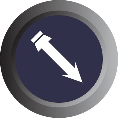 ok simgesi vektör illüstrasyonu