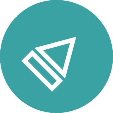 ok simgesi vektör illüstrasyonu