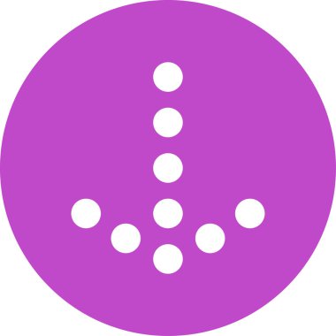 ok basit web simgesi, vektör illüstrasyonu 