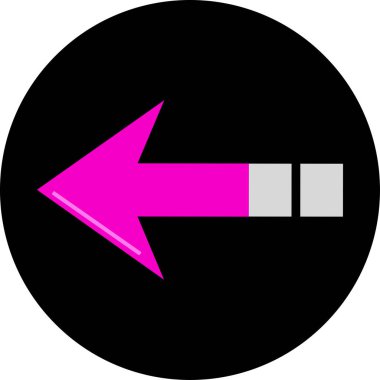 ok simgesi vektör illüstrasyonu