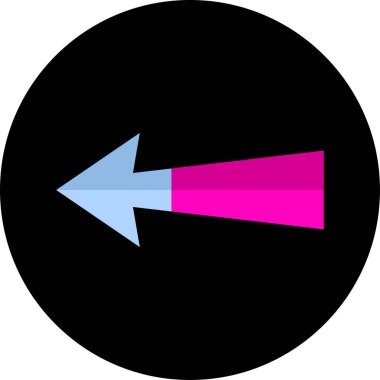 ok simgesi vektör illüstrasyonu