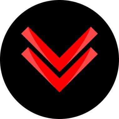 ok basit web simgesi, vektör illüstrasyonu 