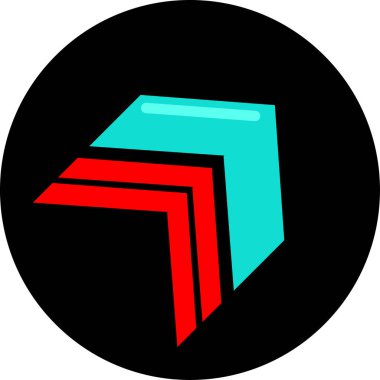 eğik ok simgesi, vektör illüstrasyonu