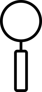 Büyütme cam simgesi, vektör illüstrasyon tasarımı