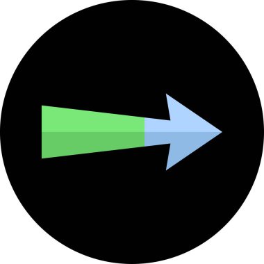 ok simgesi vektör illüstrasyonu