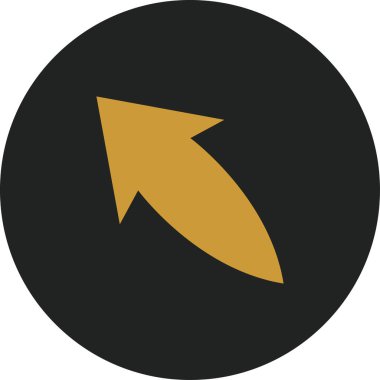 eğik ok simgesi, vektör illüstrasyonu