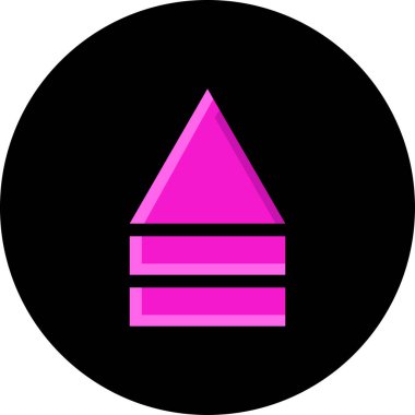 ok yukarı simgesi, vektör illüstrasyonu