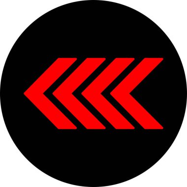 ok basit web simgesi, vektör illüstrasyonu 