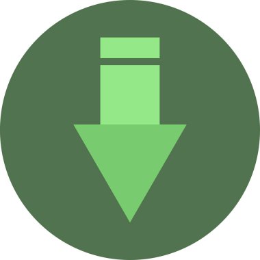 ok basit web simgesi, vektör illüstrasyonu 