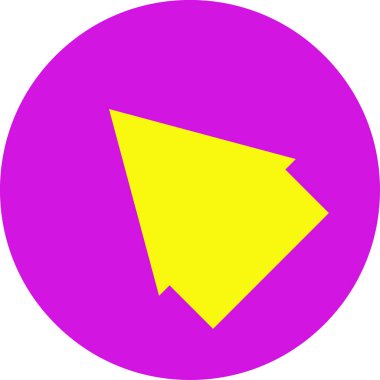 ok basit web simgesi, vektör illüstrasyonu 