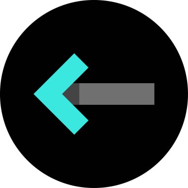 ok basit web simgesi, vektör illüstrasyonu 