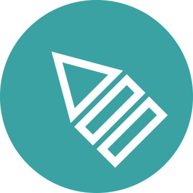 ok basit web simgesi, vektör illüstrasyonu 