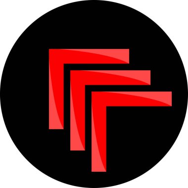 eğik ok simgesi, vektör illüstrasyonu