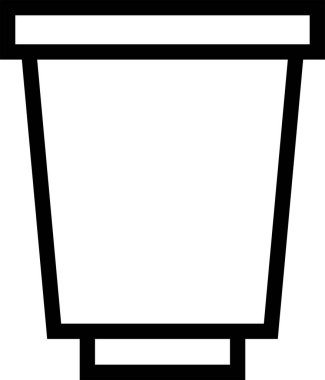 Beyaz arkaplanda kahve kapsülü simgesi