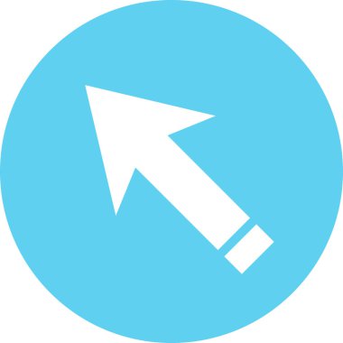 Ok. Web simgesi basit tasarım