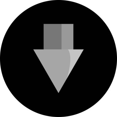 ok basit web simgesi, vektör illüstrasyonu 