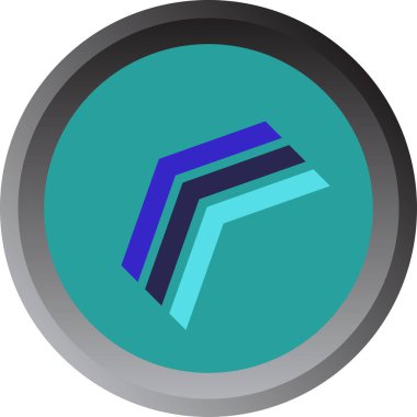 ok simgesi vektör illüstrasyonu