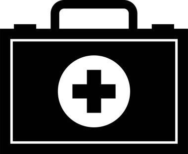 İlk yardım kiti vektör illüstrasyonu