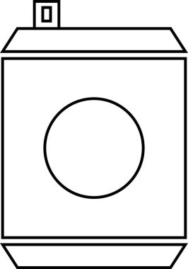 Beyaz arkaplanda izole edilmiş süt kutusu simgesi. 