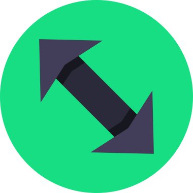 ok simgesinin vektör illüstrasyonu