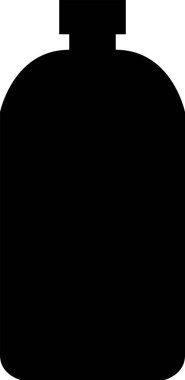 süt şişesi simgesi, vektör illüstrasyonu 